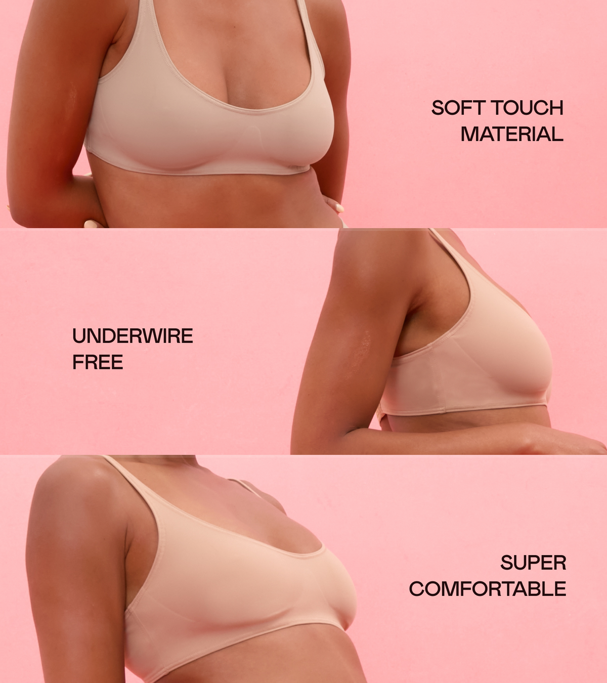 Aurora - Bonded Bra - Μπεζ