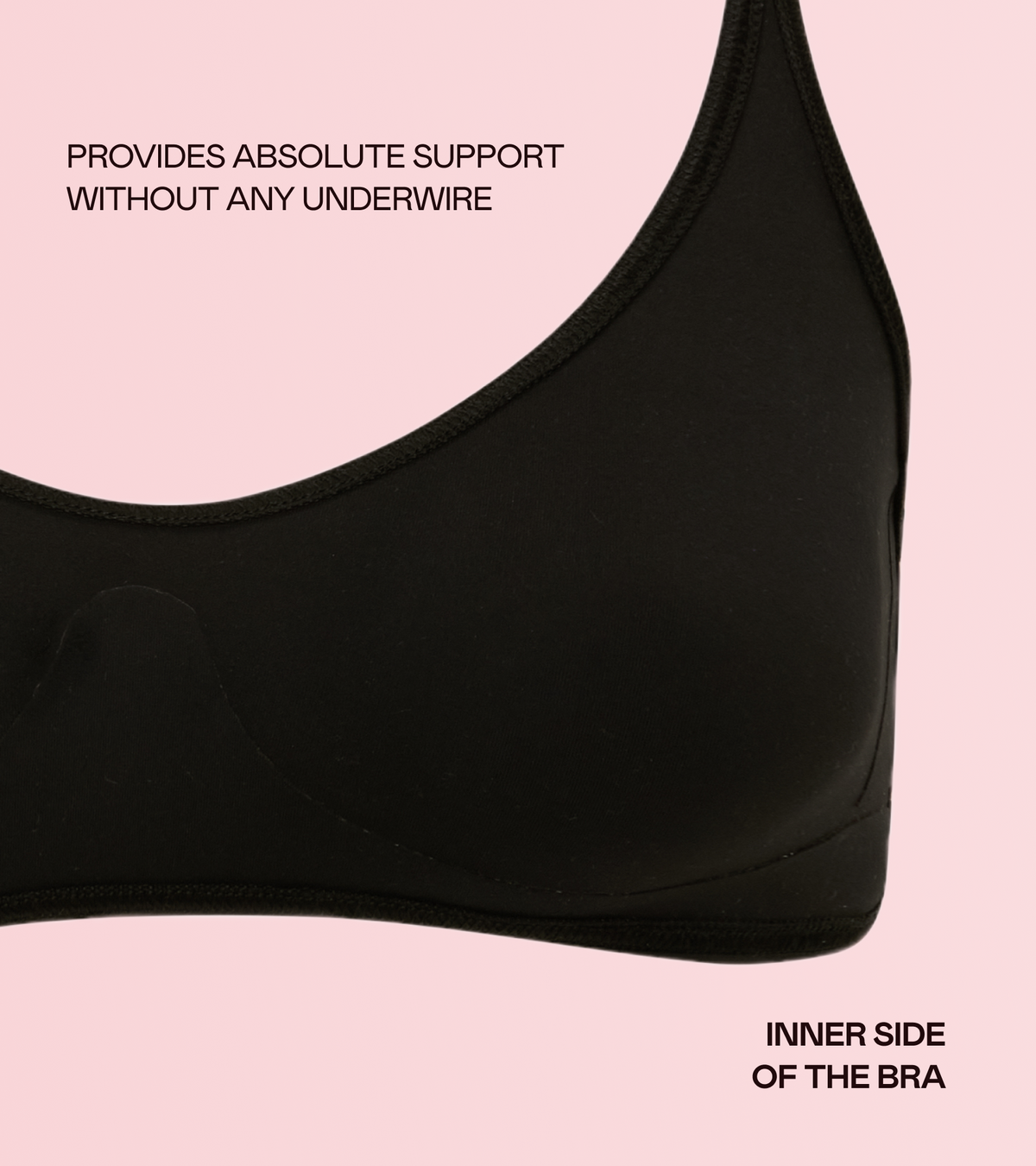 Aurora - Bonded Bra - Μαύρο